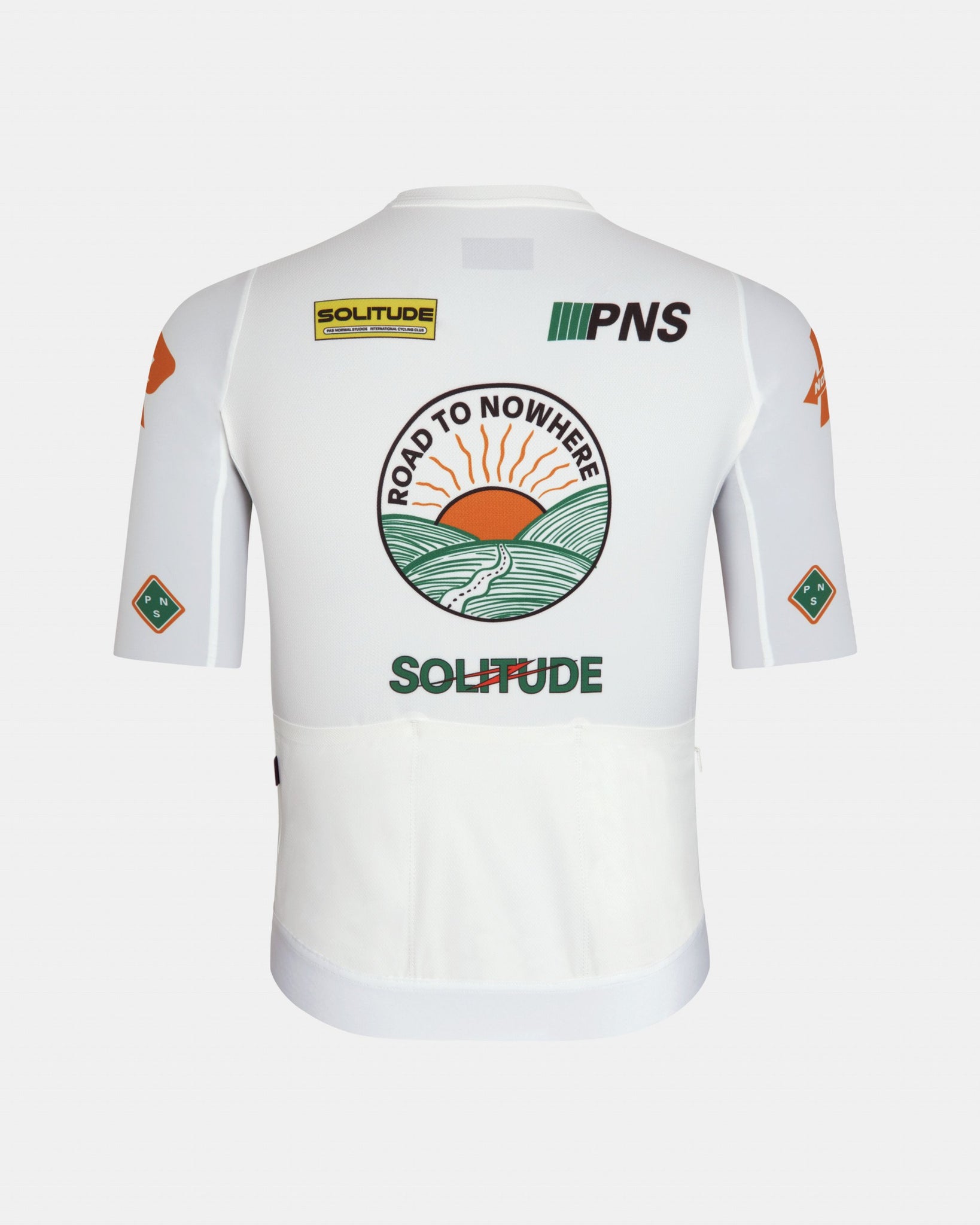 Men's Solitude Logo Jersey - White