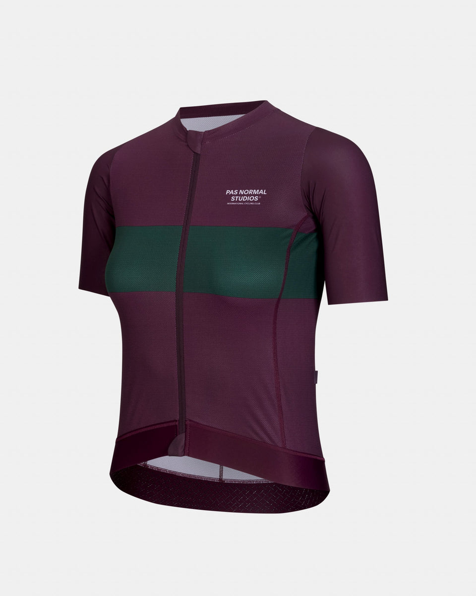 PAS NORMAL STUDIOS Women's Solitude Jersey - Burgundy Stripe